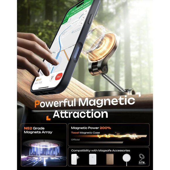 Black Iphone 17 Pro Max Full Camera Protection Translucent Matte Phone Case - Picture 5 of 8